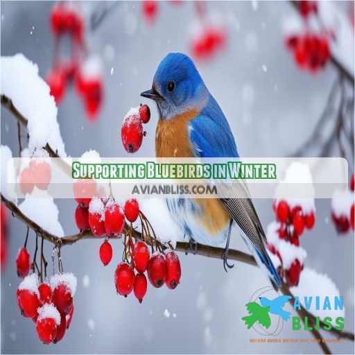 Supporting Bluebirds in Winter