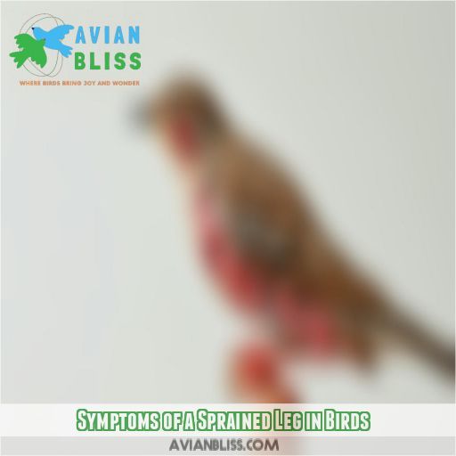 Symptoms of a Sprained Leg in Birds