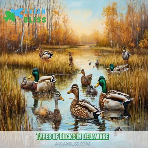 Types of Ducks in Delaware