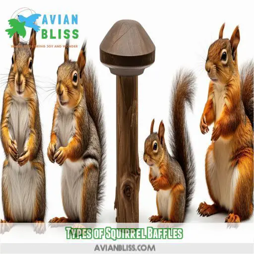 Types of Squirrel Baffles