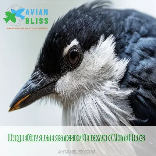 Unique Characteristics of Black and White Birds