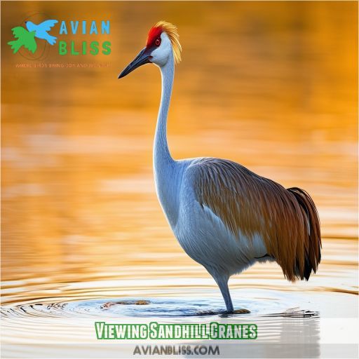 Viewing Sandhill Cranes