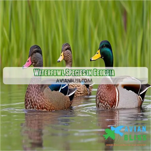 Waterfowl Species in Georgia