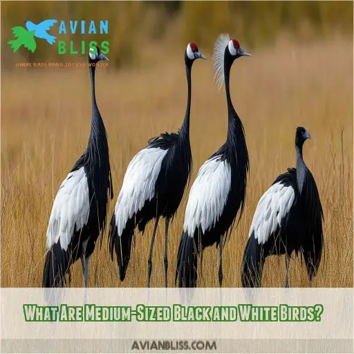 What Are Medium-Sized Black and White Birds