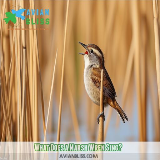 What Does a Marsh Wren Sing