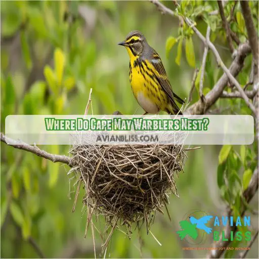 Where Do Cape May Warblers Nest