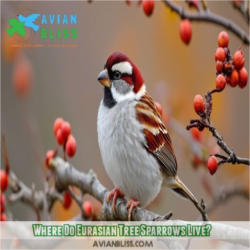 Where Do Eurasian Tree Sparrows Live