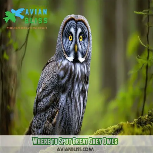 Where to Spot Great Grey Owls