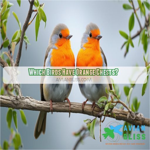 Which Birds Have Orange Chests