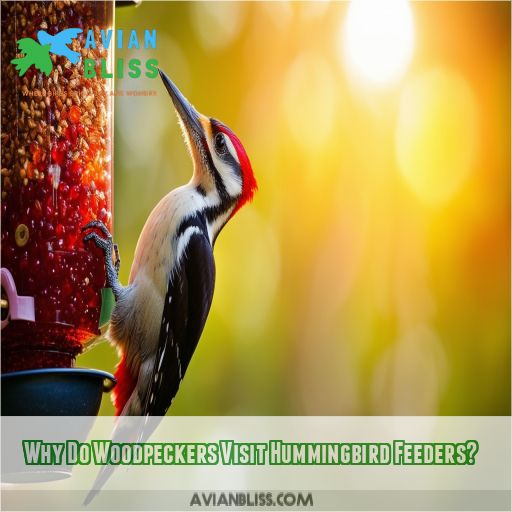 Why Do Woodpeckers Visit Hummingbird Feeders