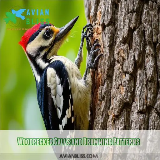 Woodpecker Calls and Drumming Patterns