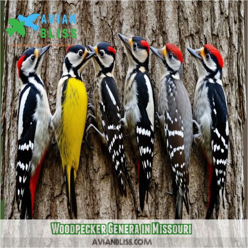 Woodpecker Genera in Missouri