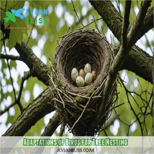 Adaptations of Birds for Tree Nesting