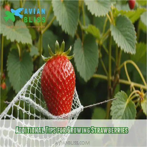 Additional Tips for Growing Strawberries