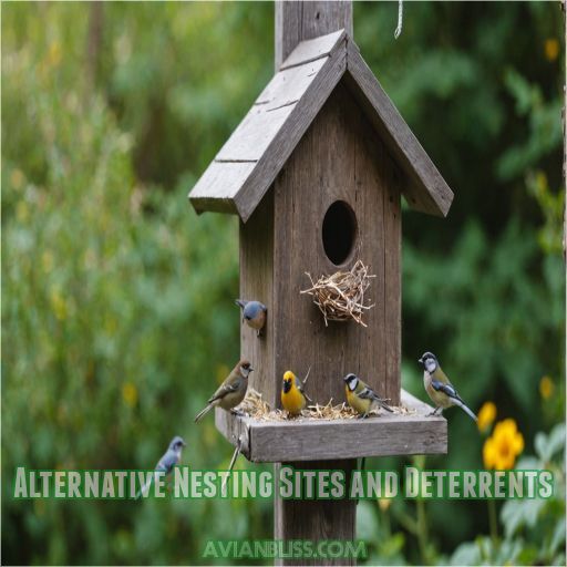 Alternative Nesting Sites and Deterrents