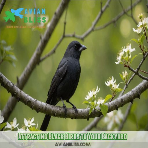 Attracting Black Birds to Your Backyard