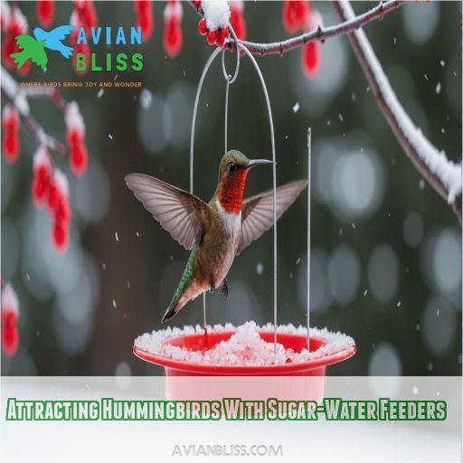 Attracting Hummingbirds With Sugar-Water Feeders