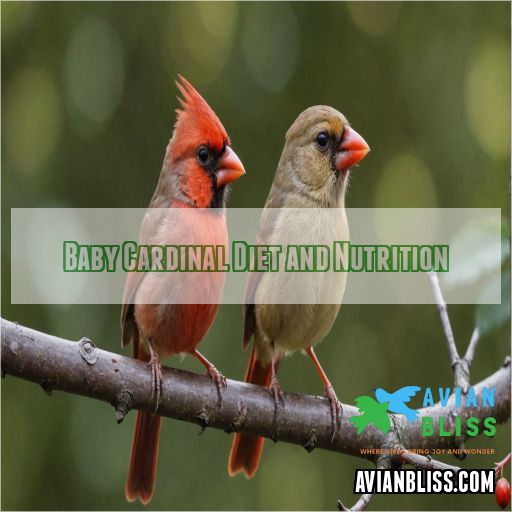 Baby Cardinal Diet and Nutrition