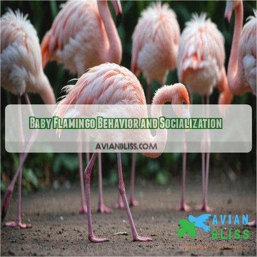 Baby Flamingo Behavior and Socialization