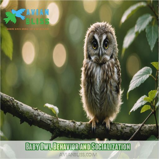 Baby Owl Behavior and Socialization