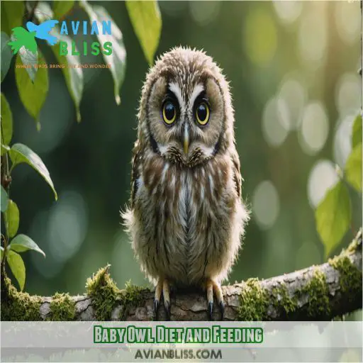 Baby Owl Diet and Feeding