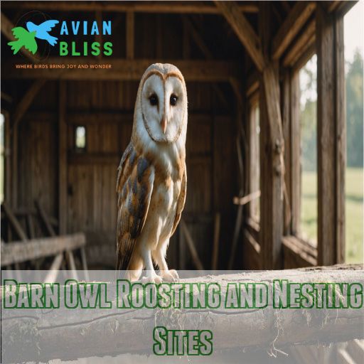 Barn Owl Roosting and Nesting Sites