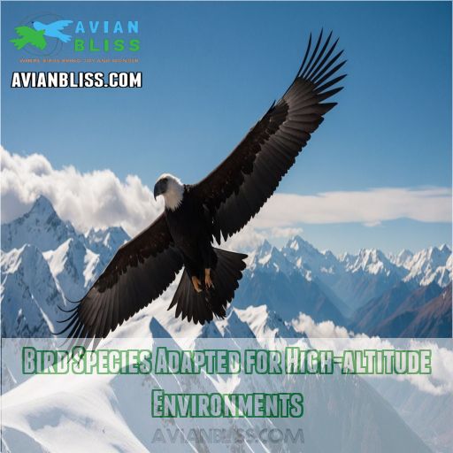 Bird Species Adapted for High-altitude Environments