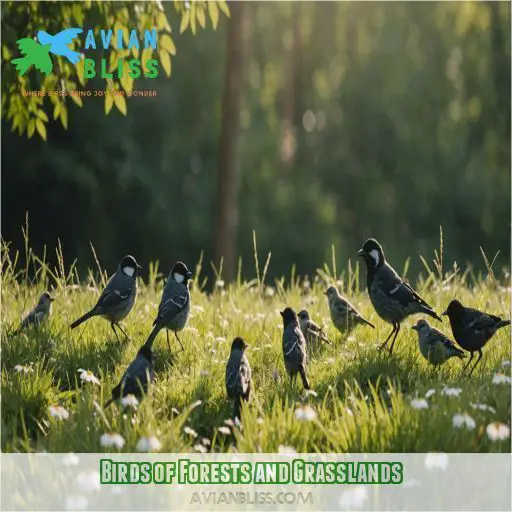 Birds of Forests and Grasslands