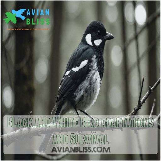 Black and White Bird Adaptations and Survival