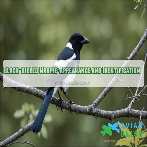 Black-billed Magpie: Appearance and Identification