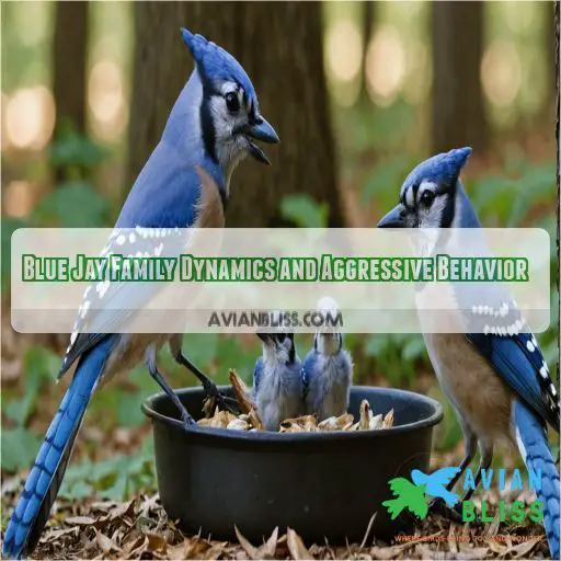 Blue Jay Family Dynamics and Aggressive Behavior