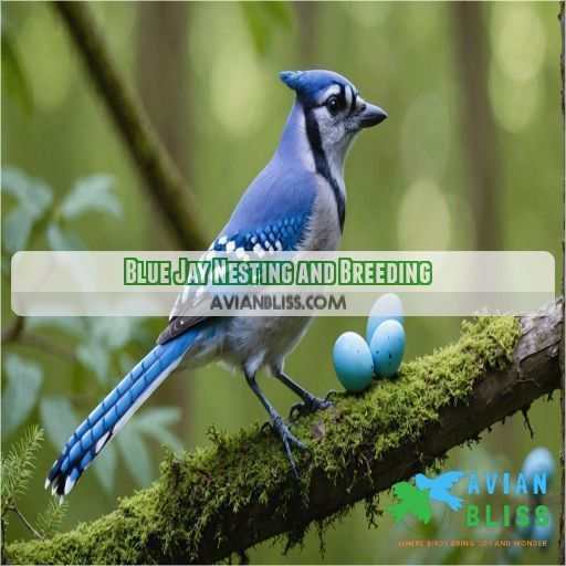 Blue Jay Nesting and Breeding