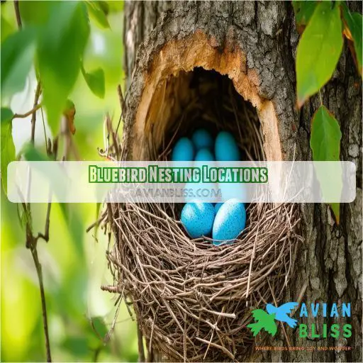 Bluebird Nesting Locations