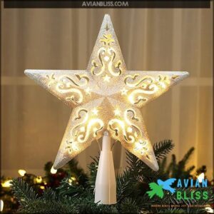 Brizled Star Christmas Tree Topper,