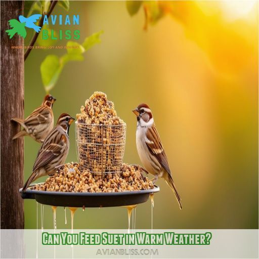 Can You Feed Suet in Warm Weather