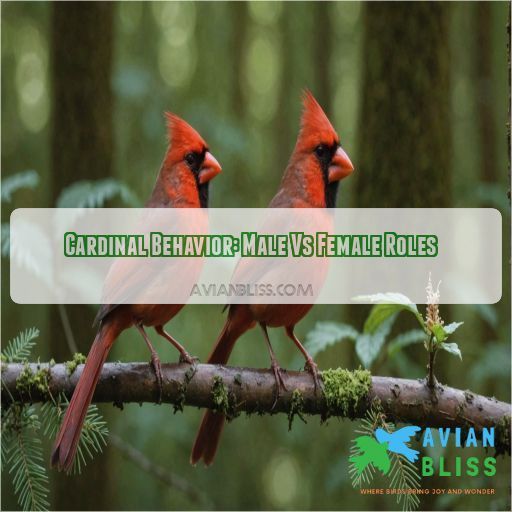 Cardinal Behavior: Male Vs Female Roles