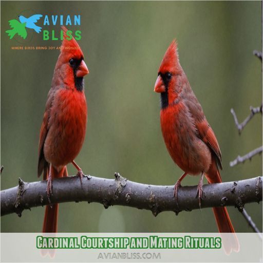 Cardinal Courtship and Mating Rituals