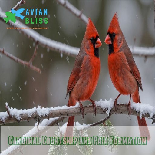 Cardinal Courtship and Pair Formation