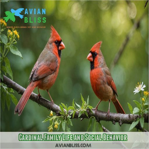 Cardinal Family Life and Social Behavior