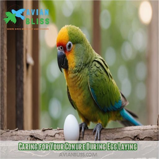 Caring for Your Conure During Egg Laying