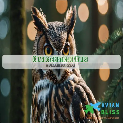 Characteristics of Owls