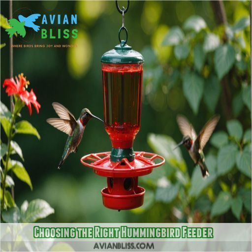 Choosing the Right Hummingbird Feeder