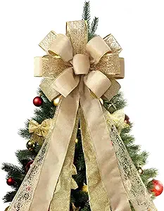 Christmas Tree Topper Bow, 43x13