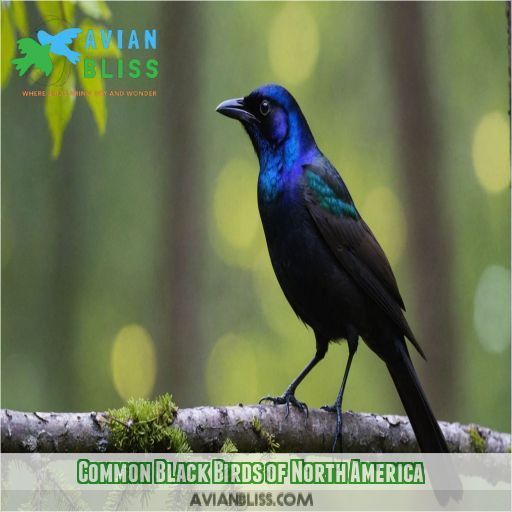 Common Black Birds of North America