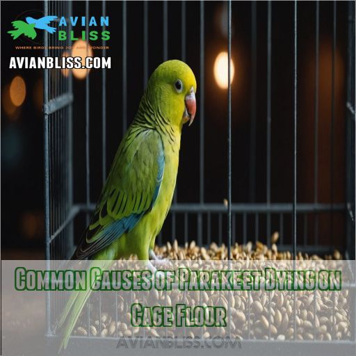 Common Causes of Parakeet Dying on Cage Floor