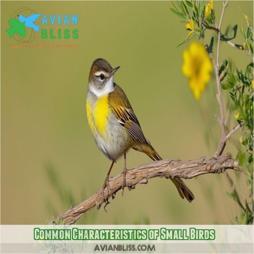 Common Characteristics of Small Birds