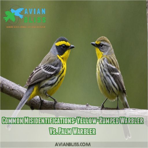 Common Misidentifications: Yellow-Rumped Warbler Vs. Palm Warbler