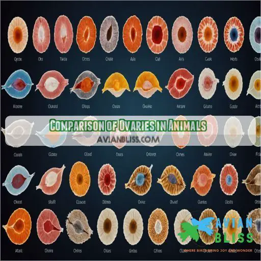 Comparison of Ovaries in Animals