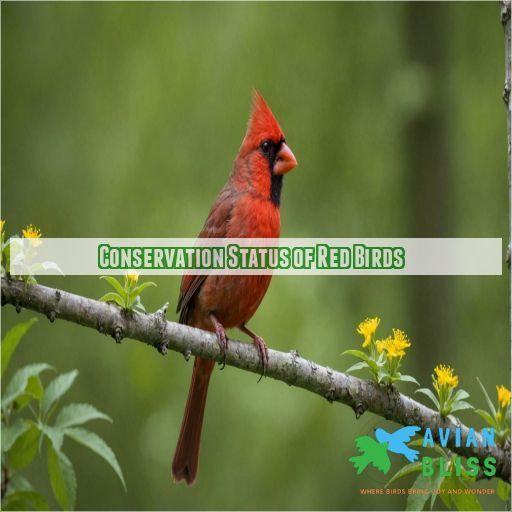 Conservation Status of Red Birds