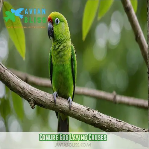 Conure Egg Laying Causes